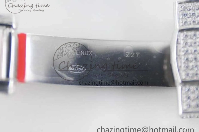 TWF Dial Edition Full Markers SS 1:1 Blue on Best A2824 Bracelet Stick Datejust Diamonds 41 0210